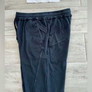 Lululemon Men's Sweatpant Black Vintage Drawstring Pant Size Large 100% Cotton